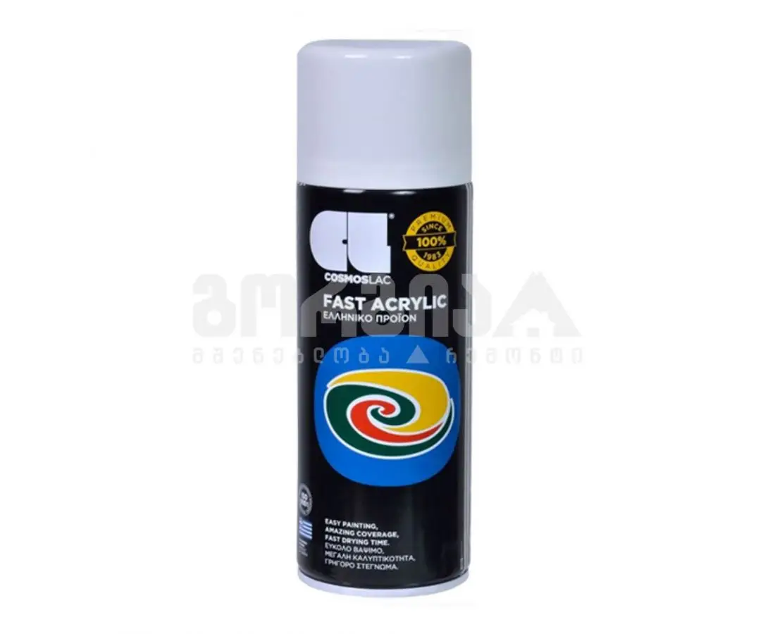 პულვერიზატორი   BRIGHT SILVER 400მლ — სპრეი საღებავი